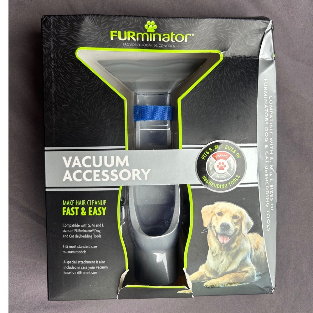 FURminator Vacuum Accessory for Dog & Cat deShedding Tools Gray New